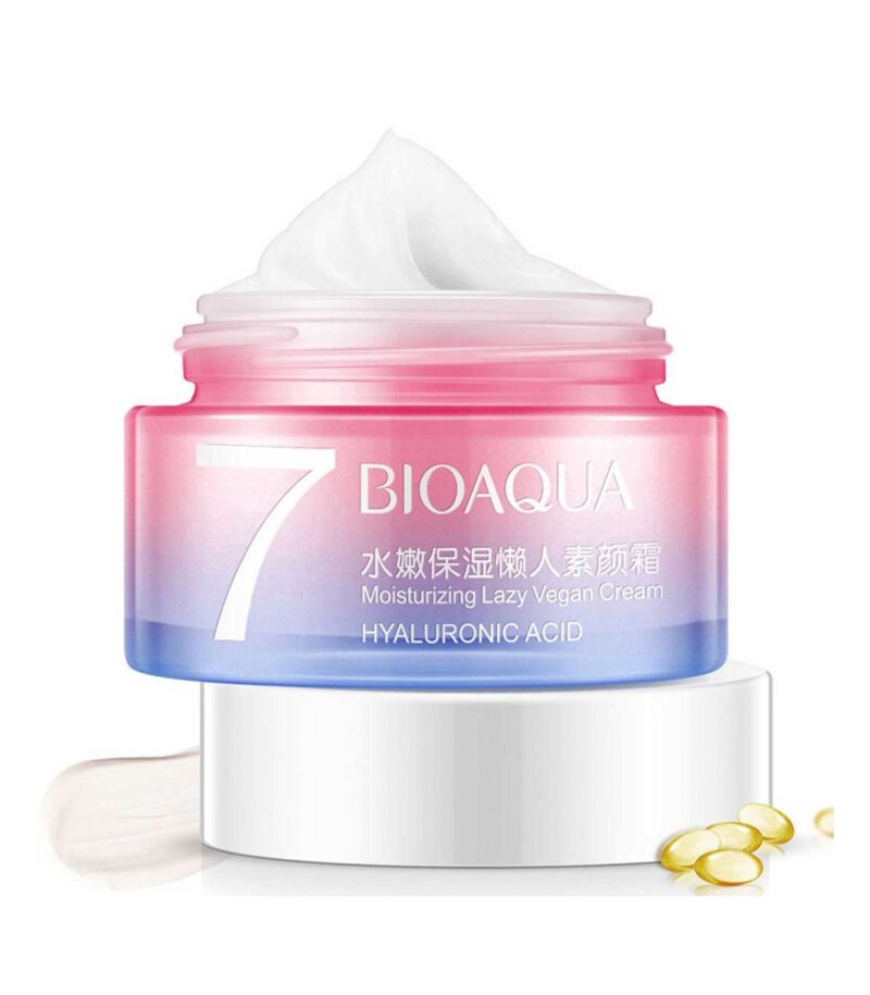 Crema Hidratante V7 Vegana Acido Hialuronico Bioaqua